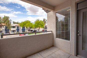 Private balcony or patio